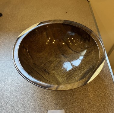 Laburnum bowl by Howard Overton